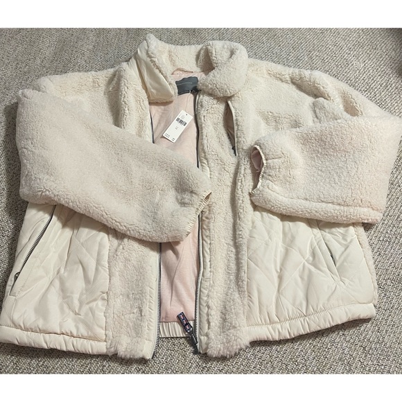 Anthropologie Skye Sherpa Jacket NWT XL - Picture 5 of 11